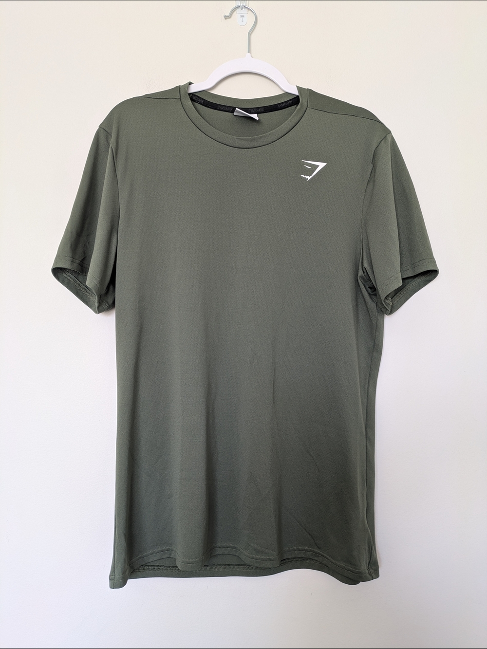 Gymshark Men's Olive Green Performance Tee
